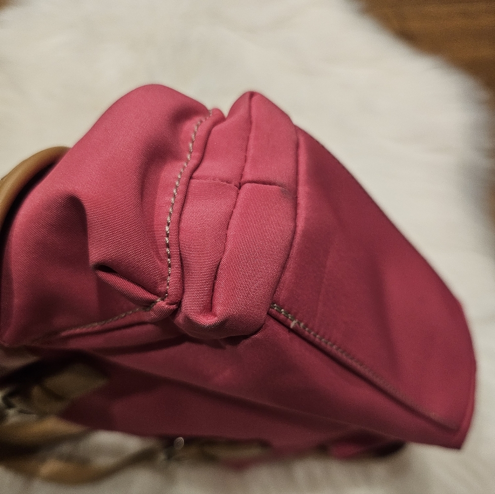 Vintage Pink Nylon Mini Handbag - Picture 6 of 16